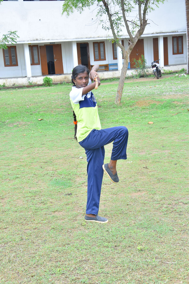 Dance performance by students